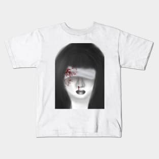 Bloody blindfold Kids T-Shirt